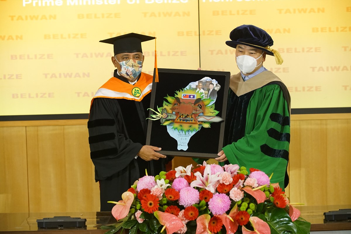 03.Belize Prime Minister John Briceño Visited Taiwan, Received an Honorary Doctorate from Kun Shan University