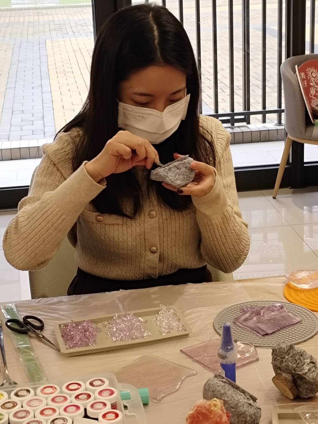 03.學員製作水晶洞